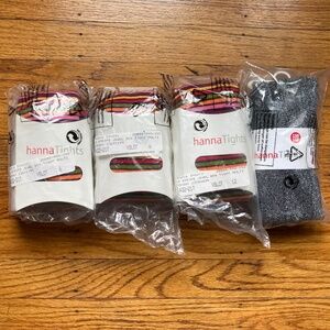 4 pair Hanna Andersson tights!